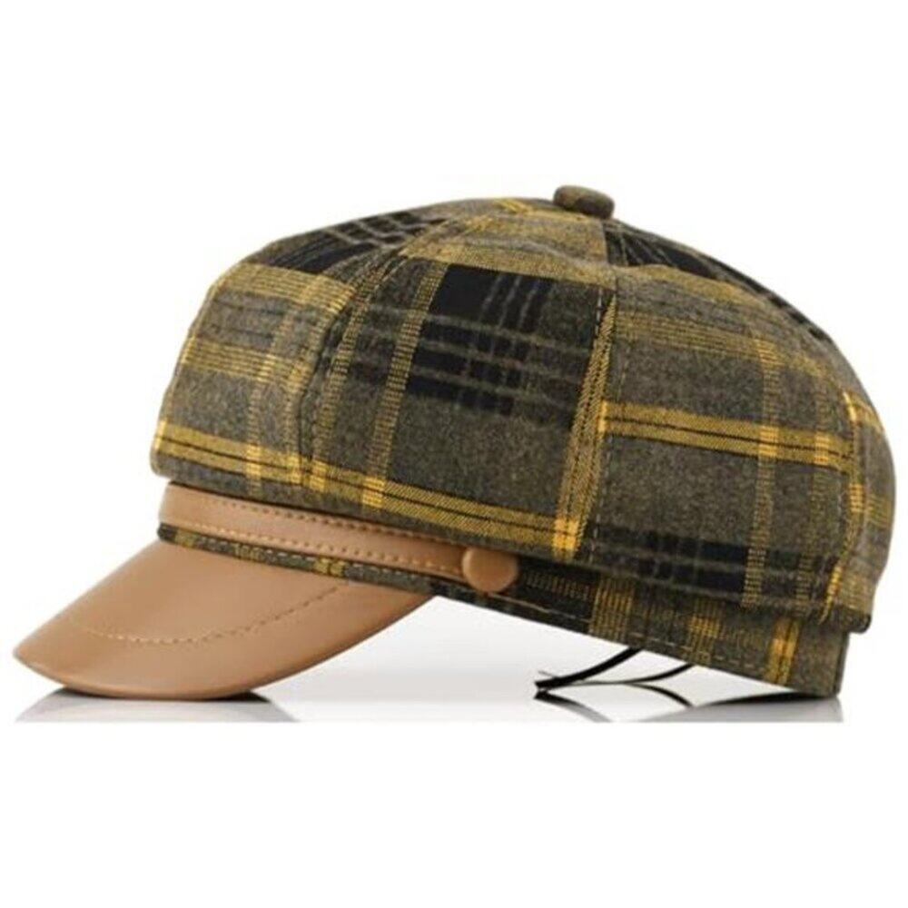Women Newsboy Cap French Fashion Hats Summer Cabbie Baker Boy Hat - Picture 3 of 7